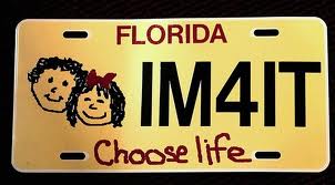 choose life license plate